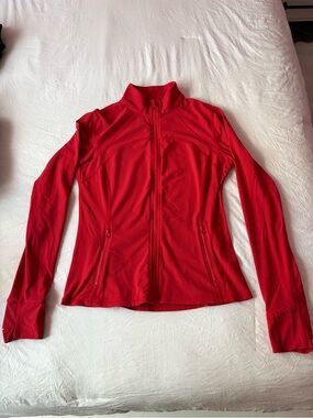 Women's Red Full-Zip Glowmode Jacket